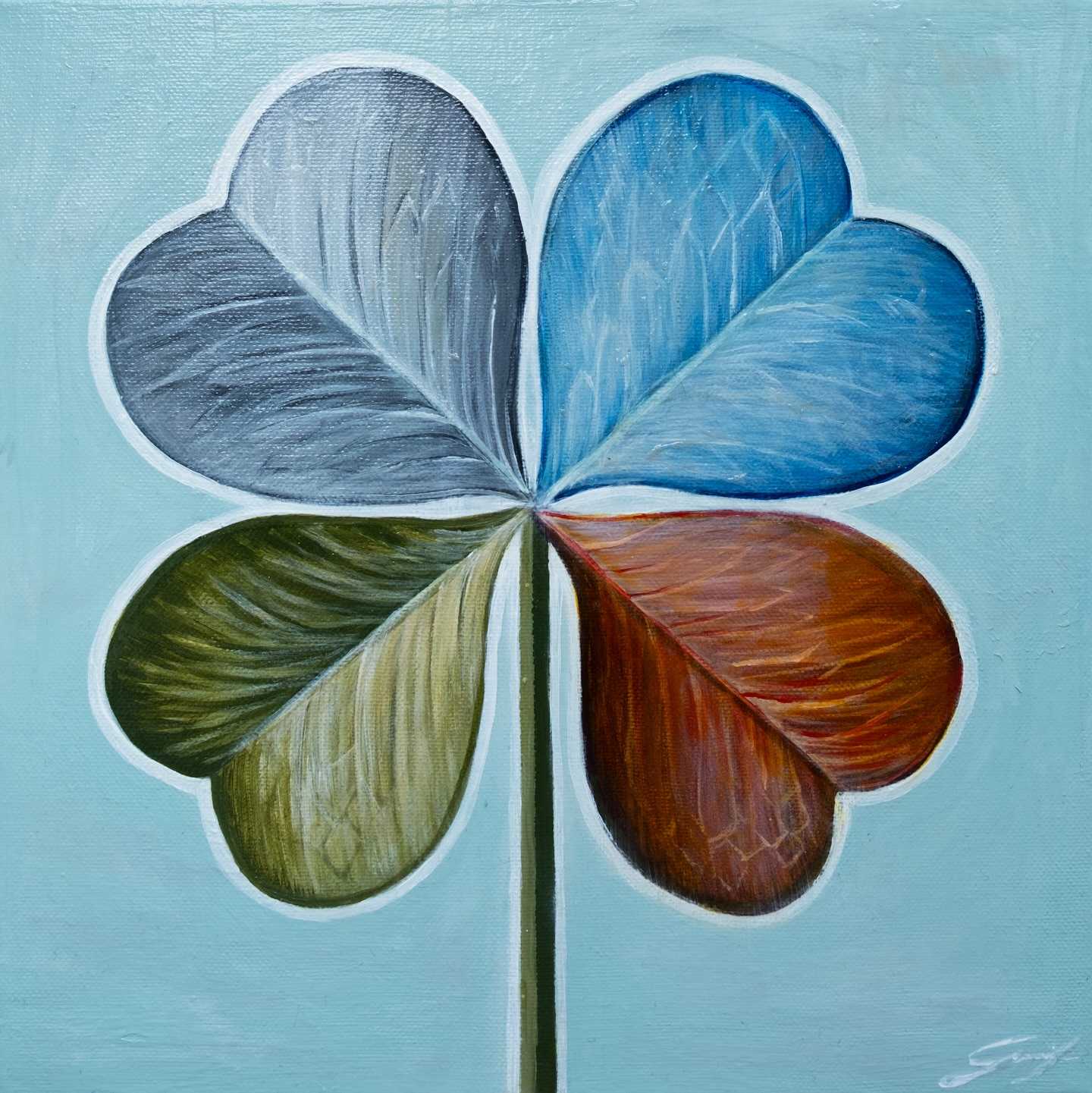 A bit of “Luck” 🍀

Acrylic on high-quality canvas with a wooden frame.

30 x 30 cm, 2024.

🛍️ www.guste.design/store

#Art #ConceptArt #Painting #WallArt #HomeDecor #Clover