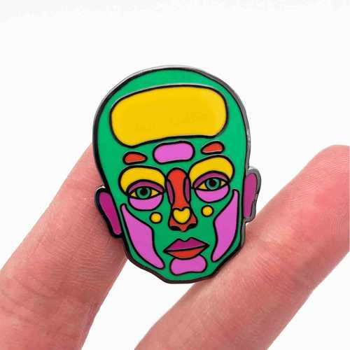 I Am A Machine Enamel Pin